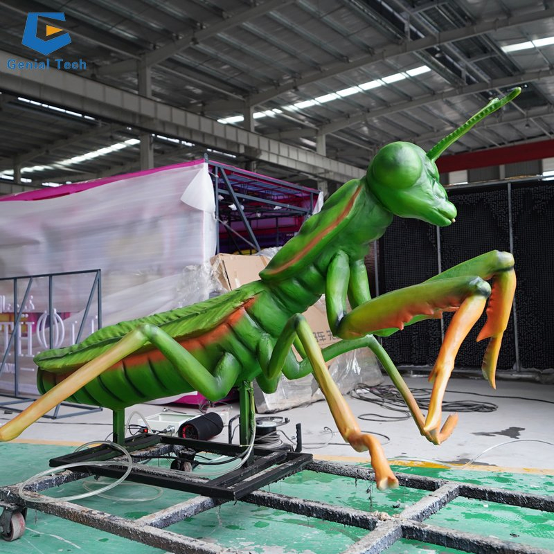 Ccaa06 Amusement Park Handmade Simulation Mantis Animatronic Insect