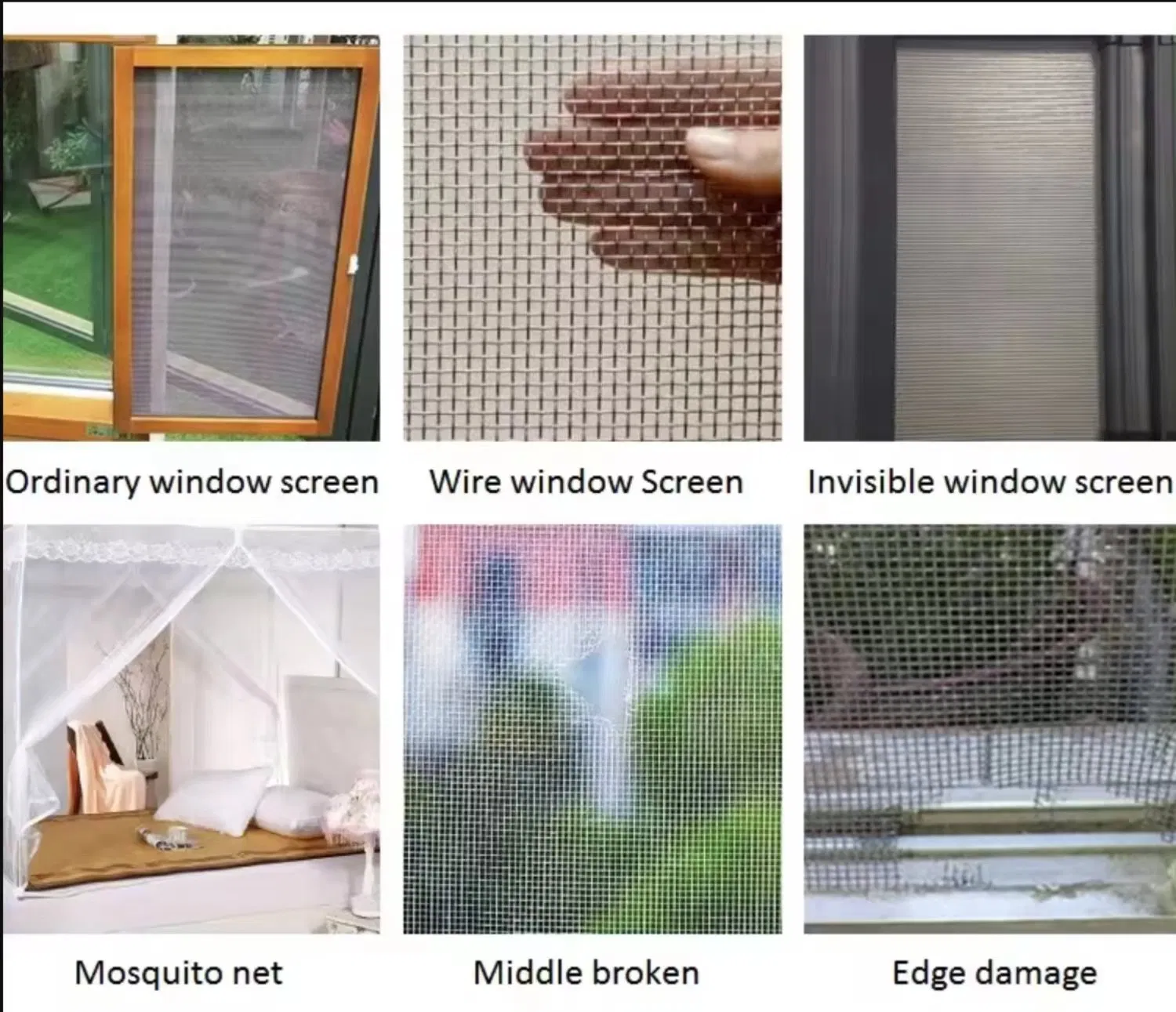 Mesh Straps for Repairing Screen Windows/Door Curtains/Tents/Pet Cages/Gardening Protective Nets