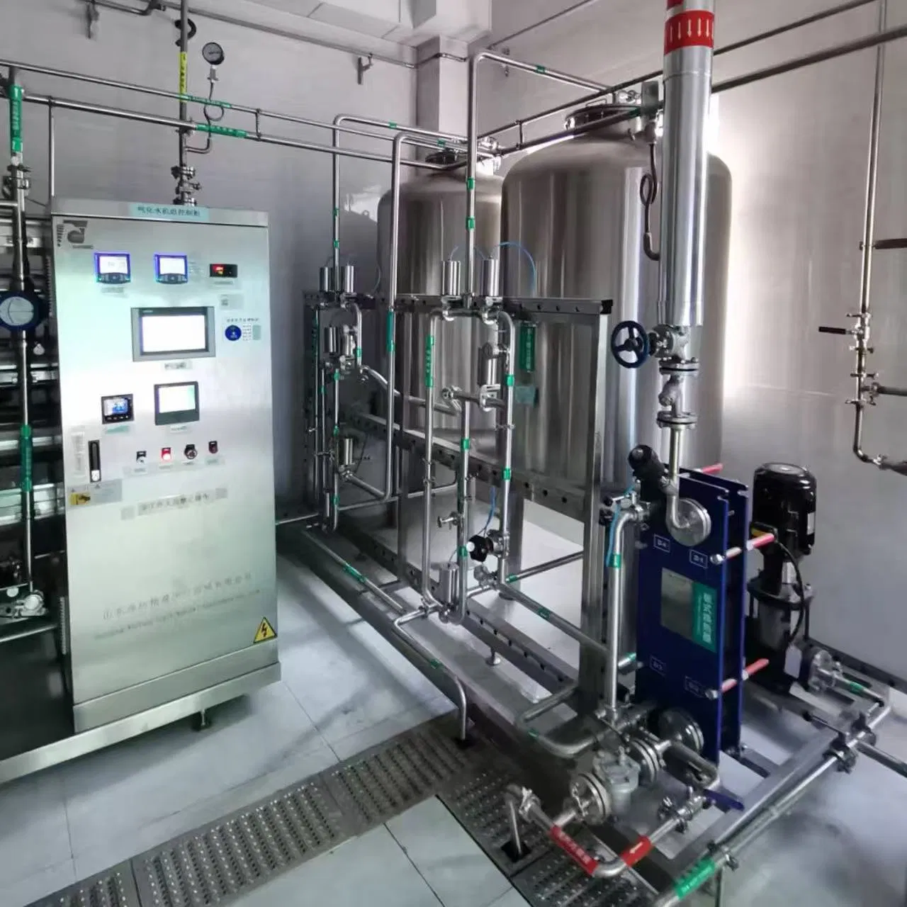 250L cGMP Pharmaceutical Water System Producing USP Purified Water with Double Pass RO &amp; EDI