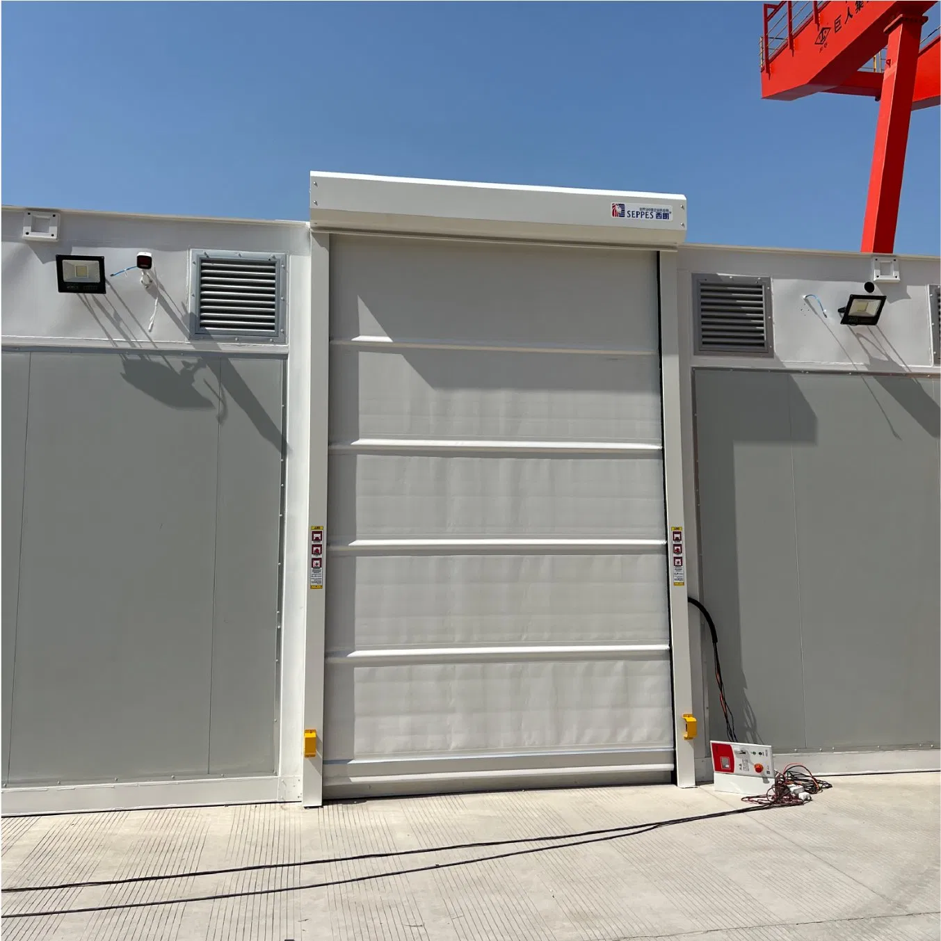 Insect-Proof Dust-Proof High-Speed Doors USA Fast Doors for Chewing Gum Processing Plants