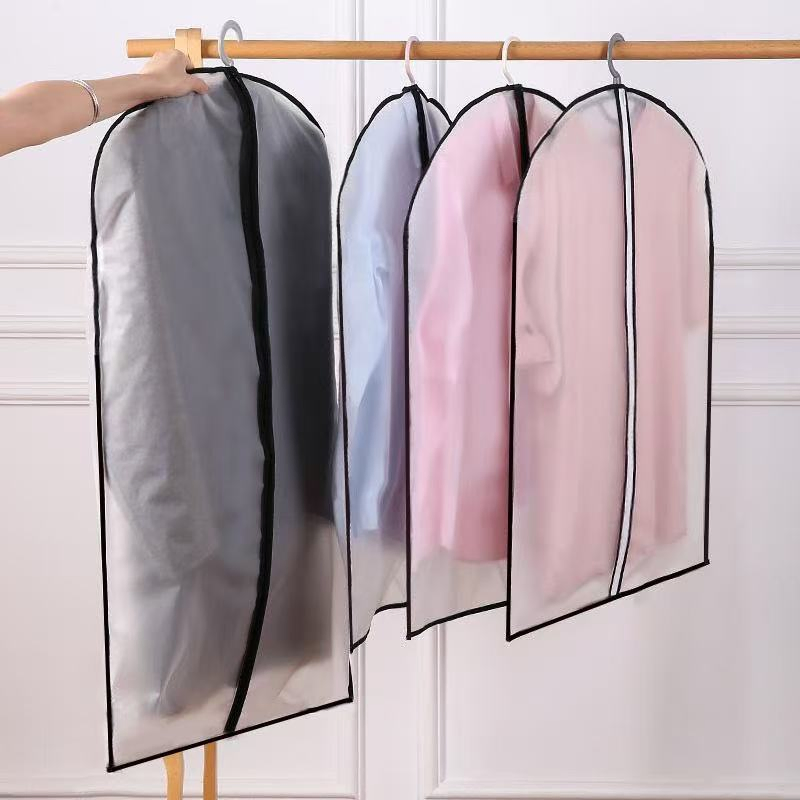 Hot Garment Bag Clothing Dust Cover PEVA Garment Covers for Closet Clothes Storage Plastic Dustproof Suit Bag