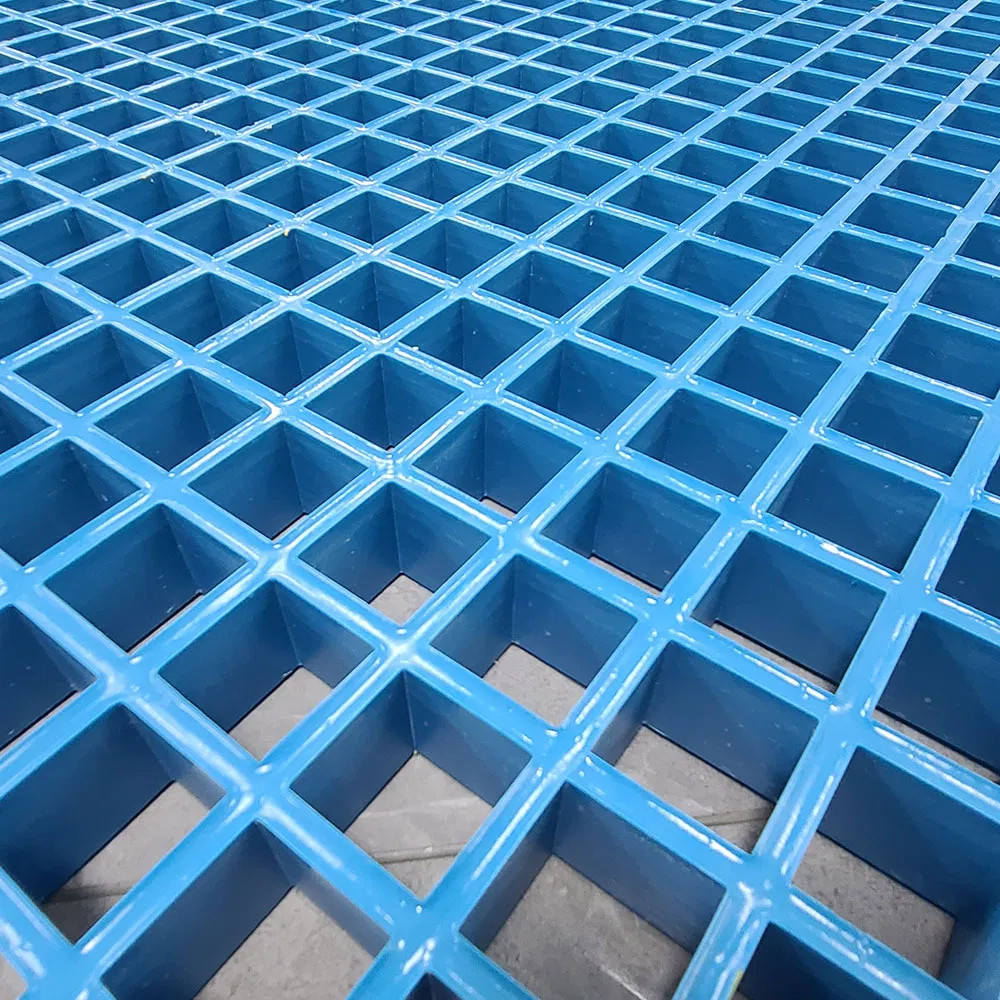 Fire Retardant Fiberglass Grating Tunnel Subway Plant Fireproof Area Fire Resistance Tested Safety Certified FRP Solution for Extreme Heat Zones