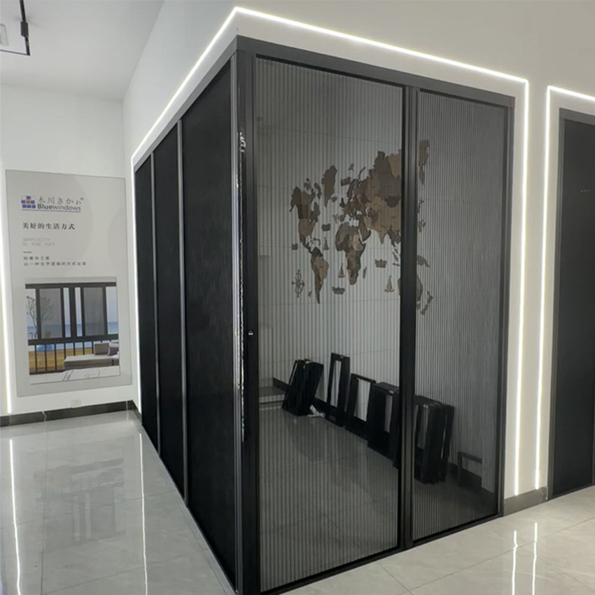 Slide Retractable Window Screen Trackless Folding Screen Window