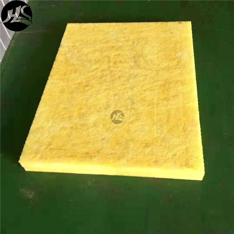 High Fire Resistance Sound Proofing Glass Wool Sheet HVAC Duct Fibreglass Rigid Board 48kg Acoustic Glass Wool Board