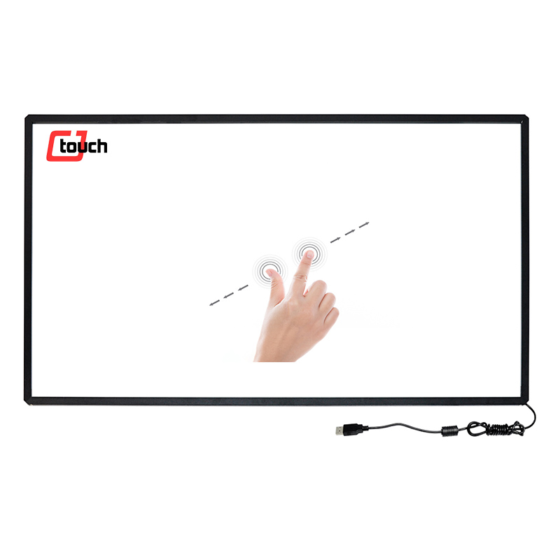 Interactive Touch Frame with IR Bezel for Touchscreen Displays
