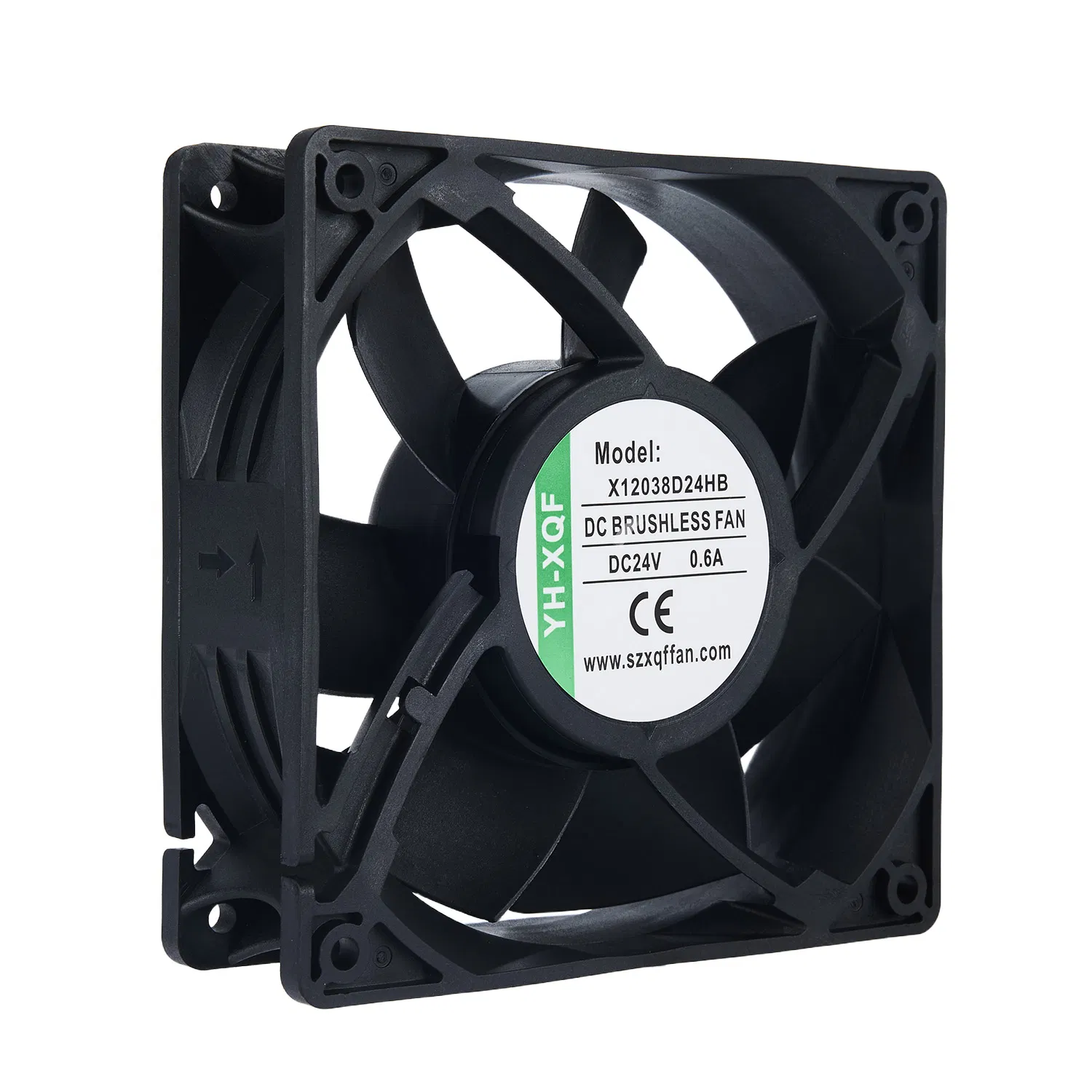 120*120*38mm 24V Customized High Pressure Strong Airflow DC Cooling Fan