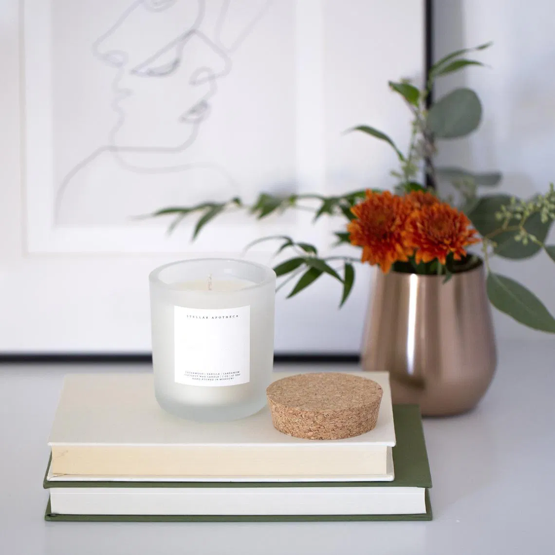 Wholesale Custom Private Label Wedding Home Christmas Decoration Luxury Aromatherapy Fragrance Vegan Flower Healing Aroma Soy Wax Scented Glass Jar Candles