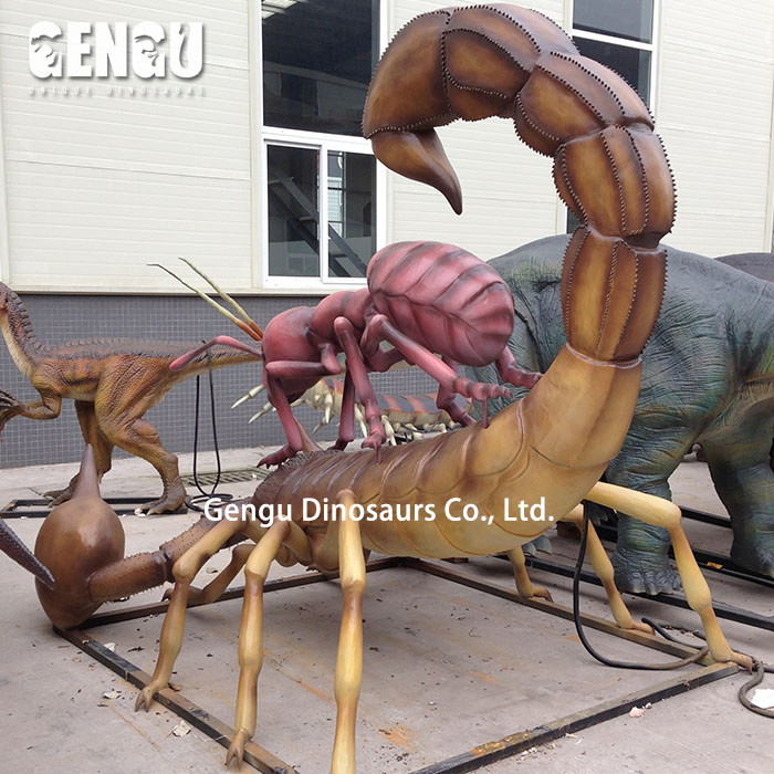 Family Garden Decoration Life Size Animatronic Insect Model