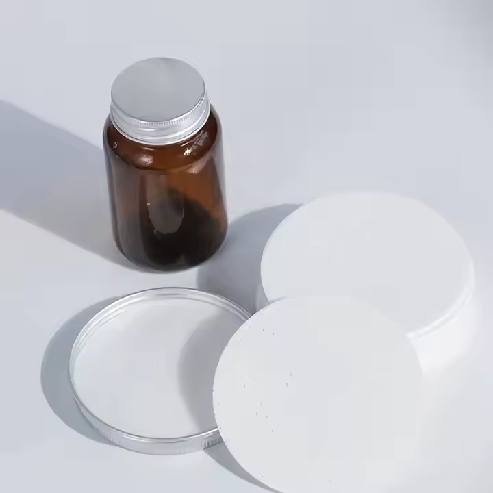 Customized Glass Plastic Bottle Jar Containers Dustproof High Resistance Waterproof Breathable EPE Vent Vented Foam Seal Liner for PP/PE/Pet Glass Bottle