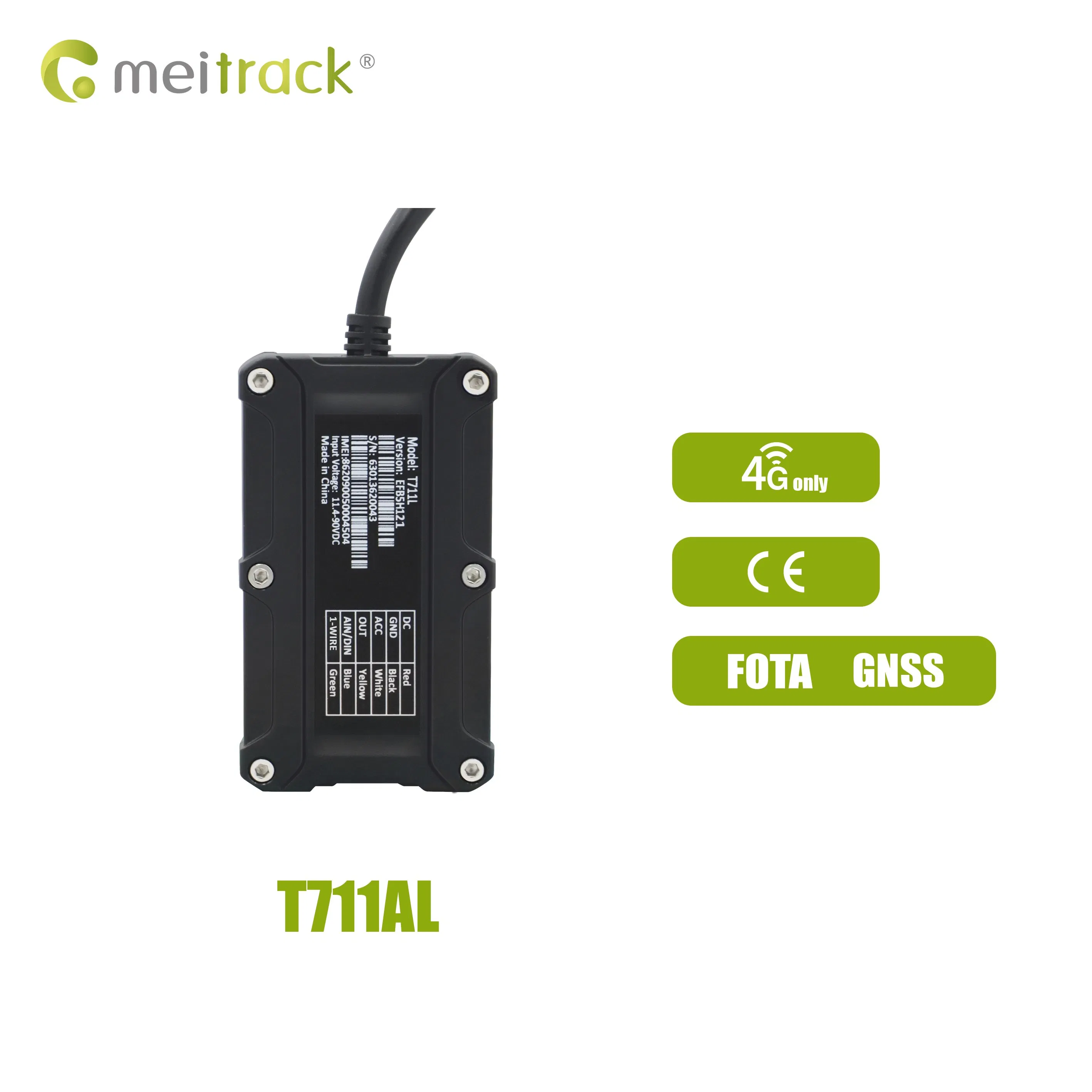 Automotive IP67 Waterproof Locator Cost Effective Mini Sports Portable 4G LTE Small GPS Tracker T711AL for Vehicles