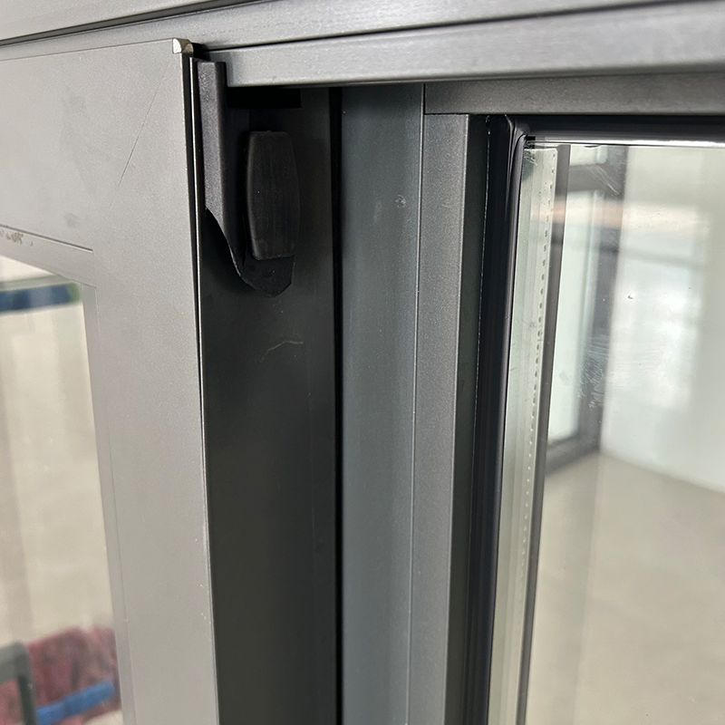 Hollow Glass Built-in Louver with Anti-Theft Screen Net Sliding Windows Residential Aluminum Framed Sliding Window