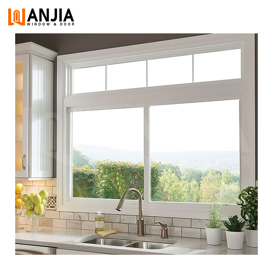Custom Window Manufacturers Double Glazed PVC Sliding Window Vinyl Windows