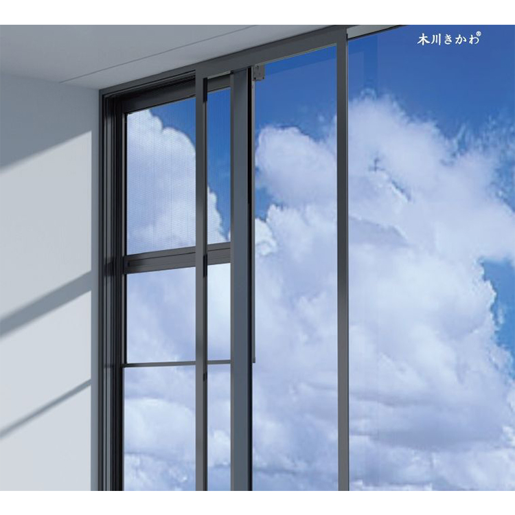 Magnetic Windproof Window Screen for Round Frames - Easy Install