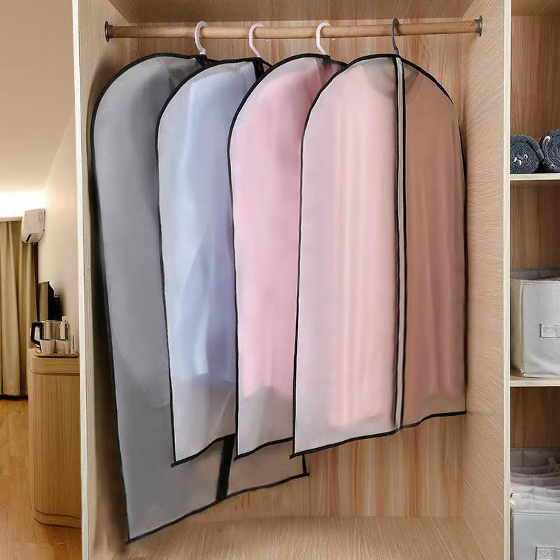 Hot Garment Bag Clothing Dust Cover PEVA Garment Covers for Closet Clothes Storage Plastic Dustproof Suit Bag