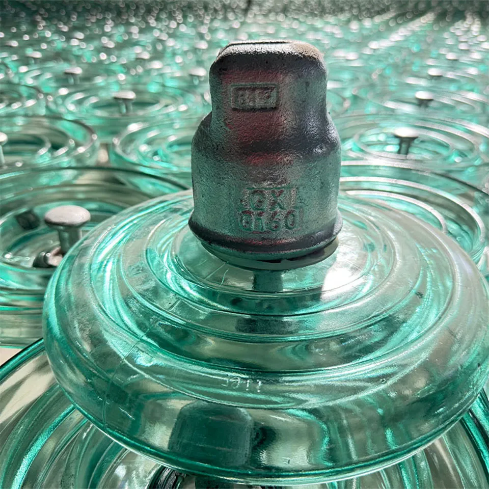 Glass Insulator U160BS Close up
