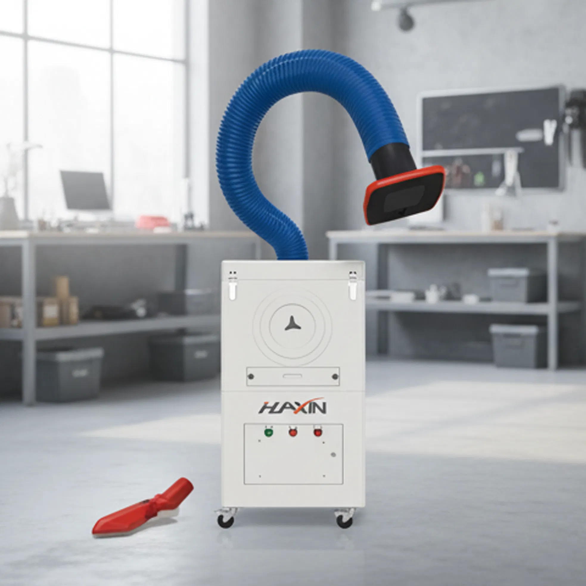 High-Performance 3kw Mobile Welding Fume Extractor/Dust Collector and Air Purifier for Welding and Cutting, Hxhj-Zd35 with 380V/400V/220V, 3000m3/H Airflow