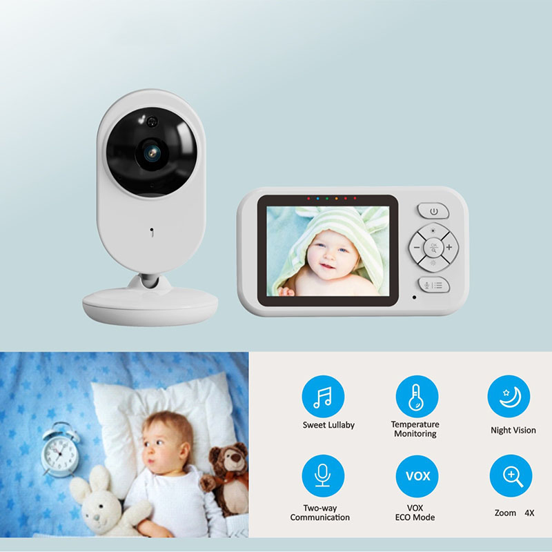 Hot Selling Latest High Cost Performance Multi-Function Long Standby LCD Display Portable Baby Monitor