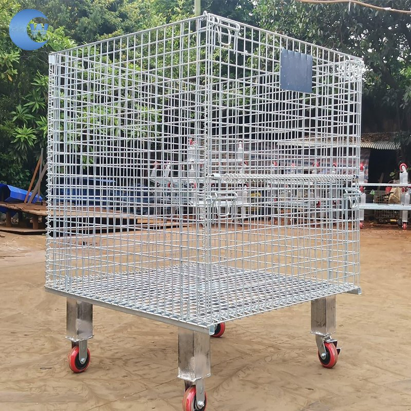 Wire Mesh Cages Made of High-Strength Steel Offer Exceptional Durability and Stability for Heavy-Duty Storage