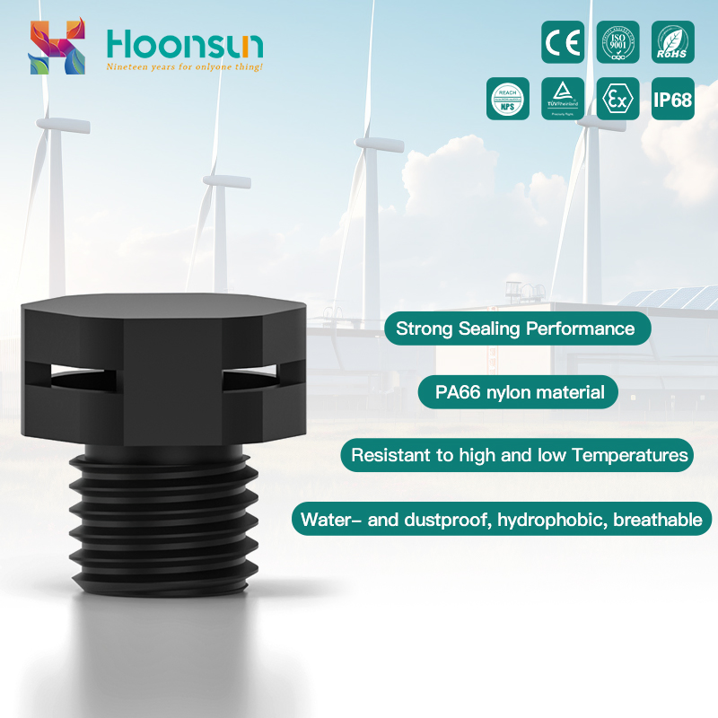 Dustproof, Hydrophobic, Breathable, Heat Dissipating, and Oil Resistant Nylon Vent Plug