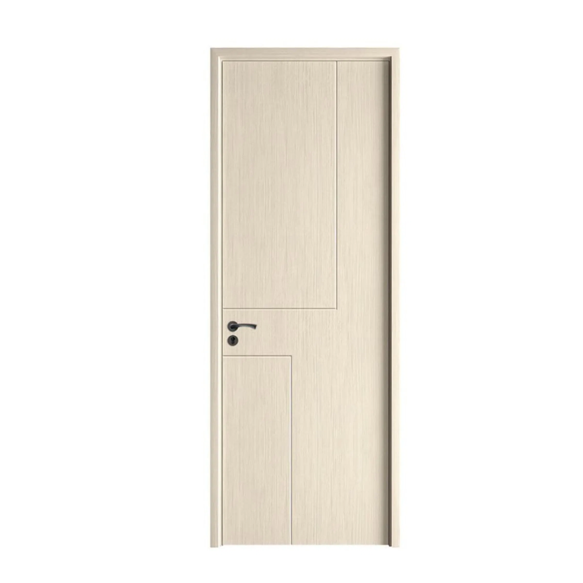 PVC Door New Design Factory Wood MDF Doors High-End International Standard Security Elegant WPC Door for Bathroom