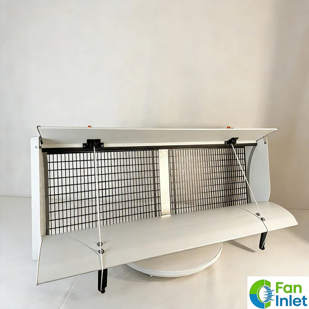 Dustproof Wall-Mounted Single-Open Adjustable Sidewall Window for Pig Farm