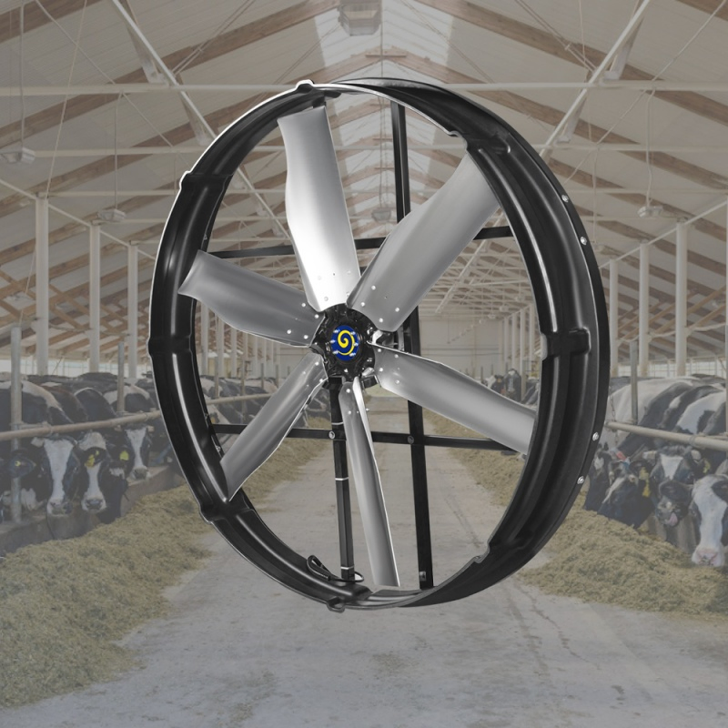 Wholesale OEM/ODM Ec Motor Strong Airflow Long Service Life High Air Volume Agriculture Industrial Exhaust Circulation Panel Fan for Poultry Barn Farm