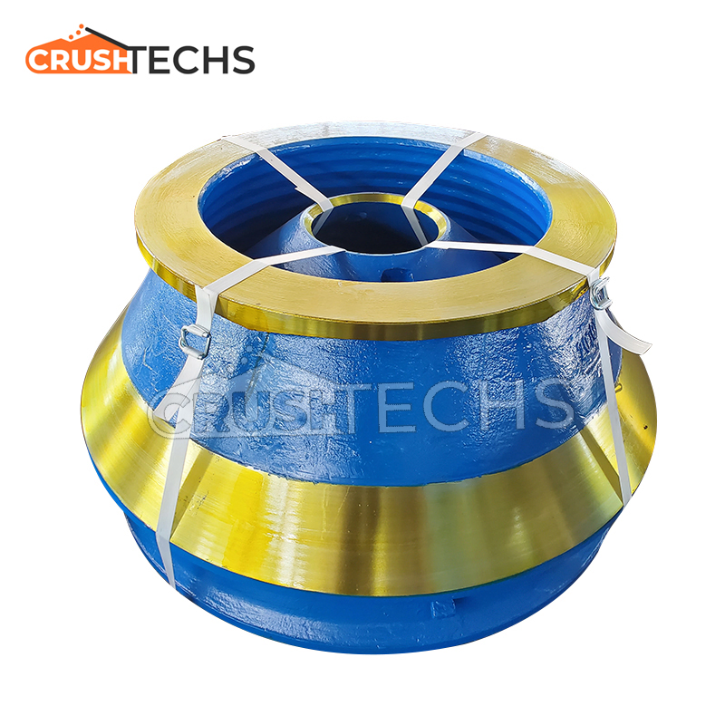 High Manganese Casting HP400 Cone Crusher Parts Concave Mantle Bowl Liner Wholesale