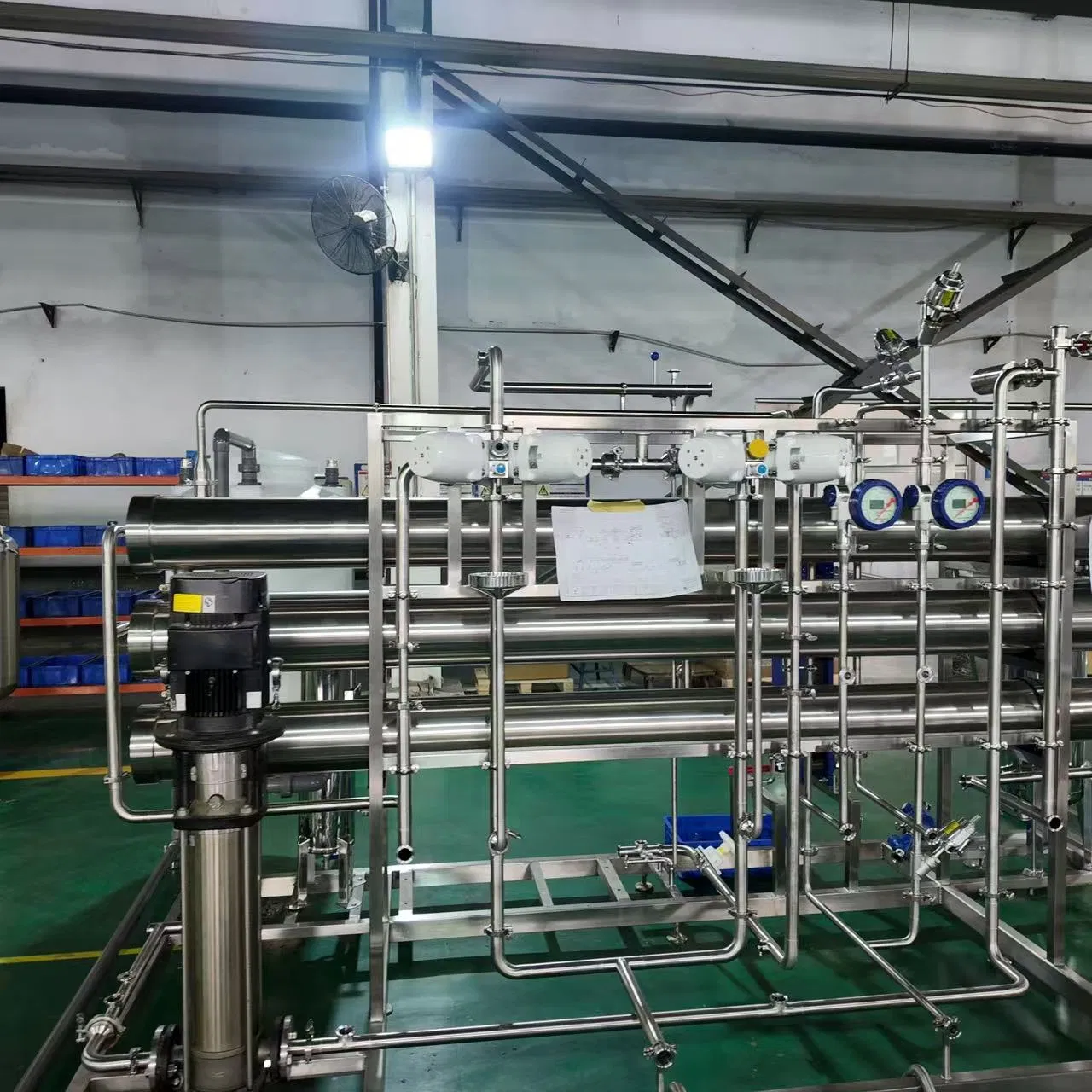 500L cGMP Pharmaceutical Water System Producing USP Purified Water with Double Pass RO &amp; EDI