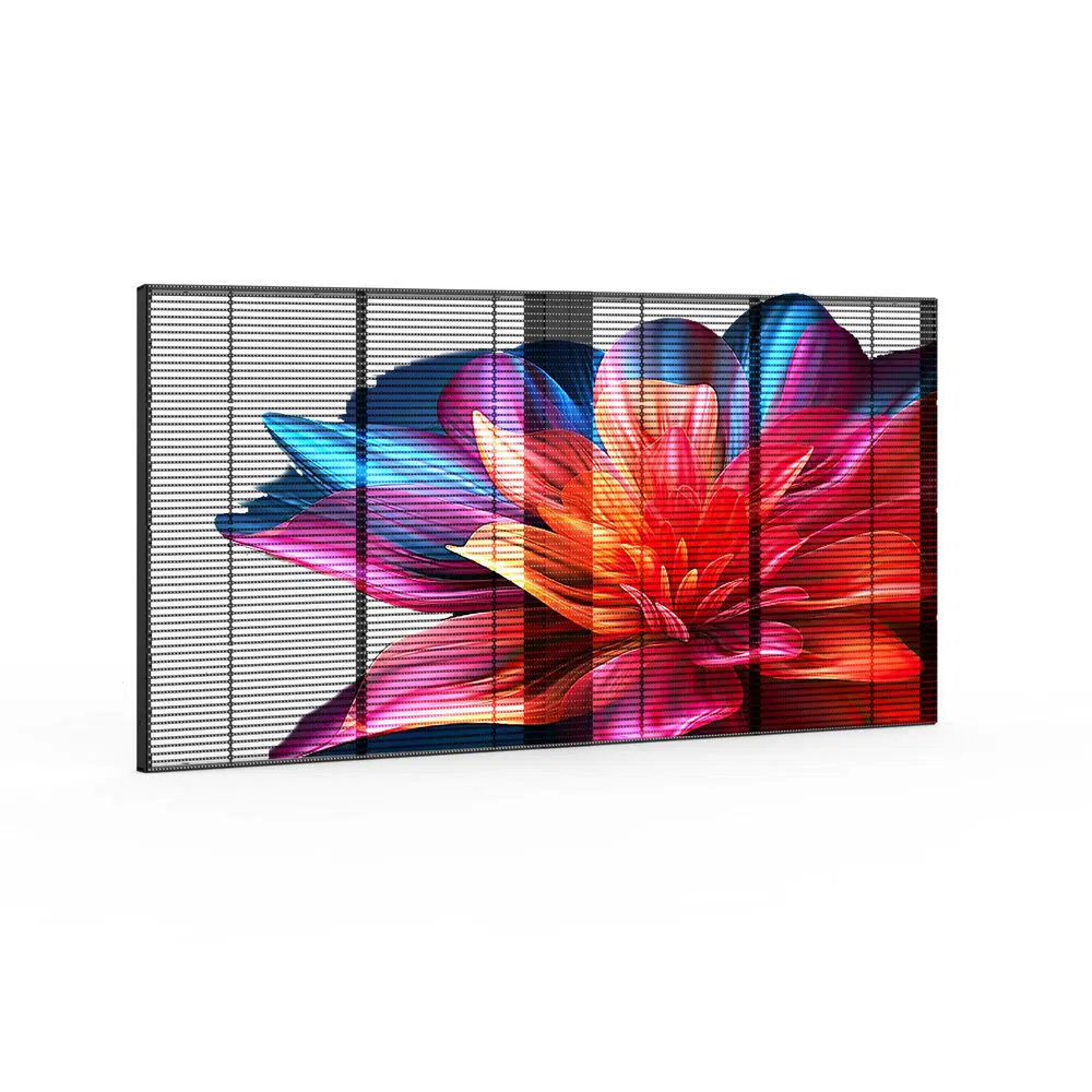 Easy Installation LED Advertising Transparent Display for Shop Windows