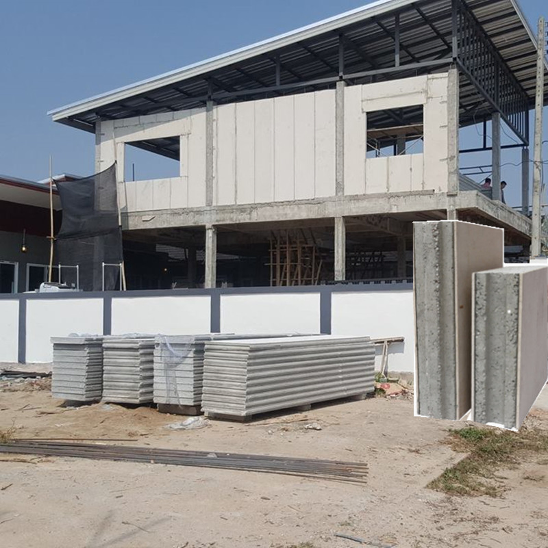 Fire Resistance Sound Absorption Insulated EPS Sandwich Wall Panel for Building Proejct