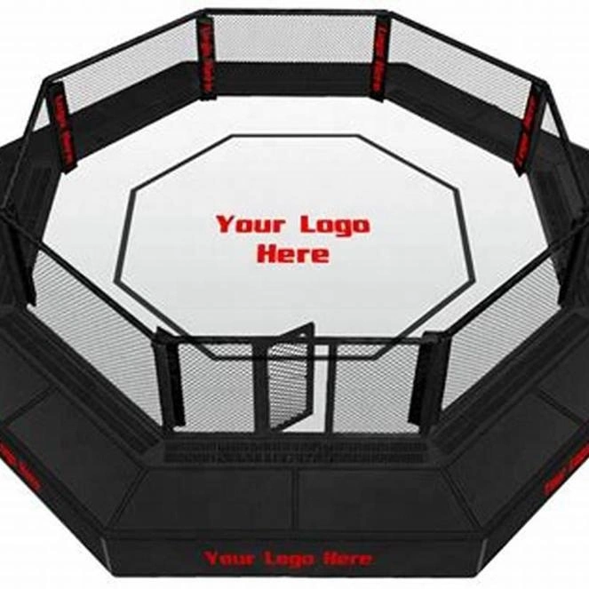 Cheap International Standard Boxing Ring MMA Cage with Catwalk Around It Wrestling Cage Exported