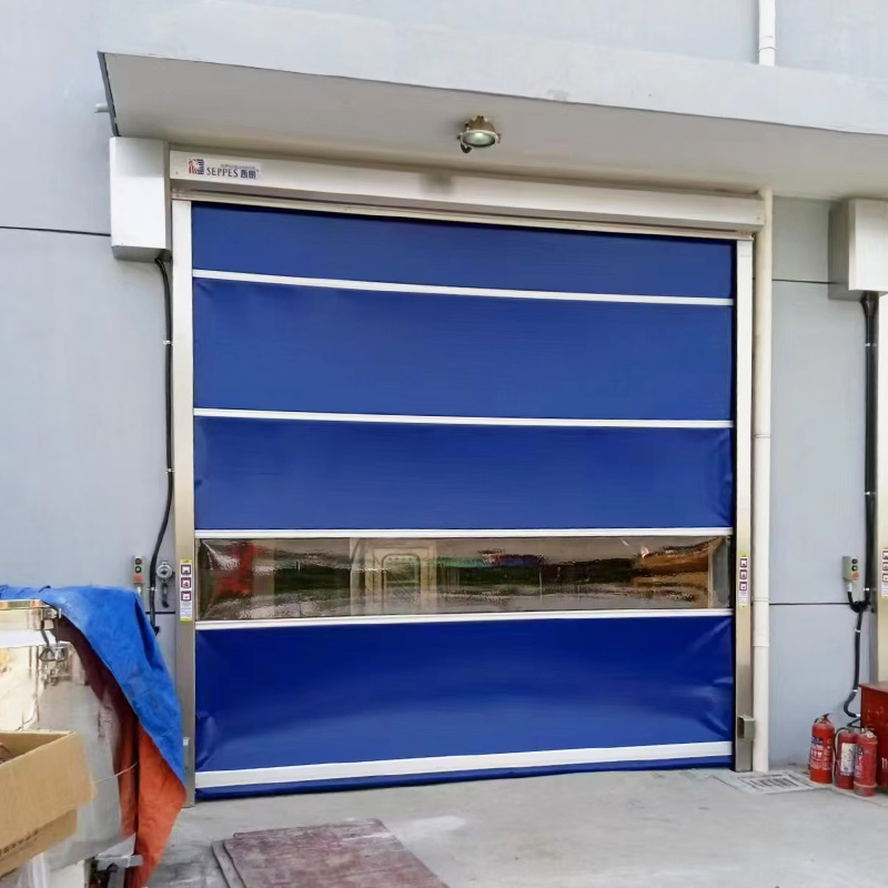 Customized Size Dust-Proof Fast Partition High Speed PVC Fabric Doors for Pharmaceutical Clean Room