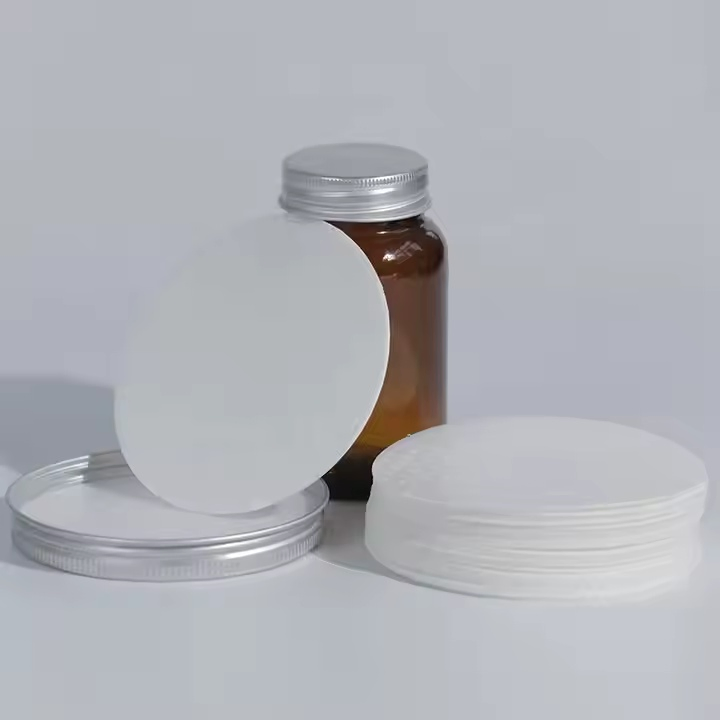 Customized Glass Plastic Bottle Jar Containers Dustproof High Resistance Waterproof Breathable EPE Vent Vented Foam Seal Liner for PP/PE/Pet Glass Bottle