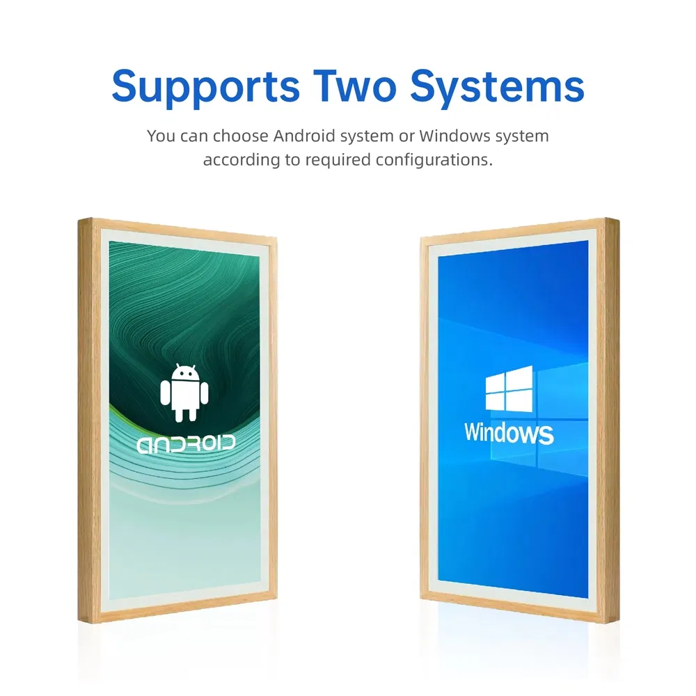 Factory Direct Sales of 32 Inch Indoor LCD Display Electronic Art Digital Photo Frame with Remote Control Function