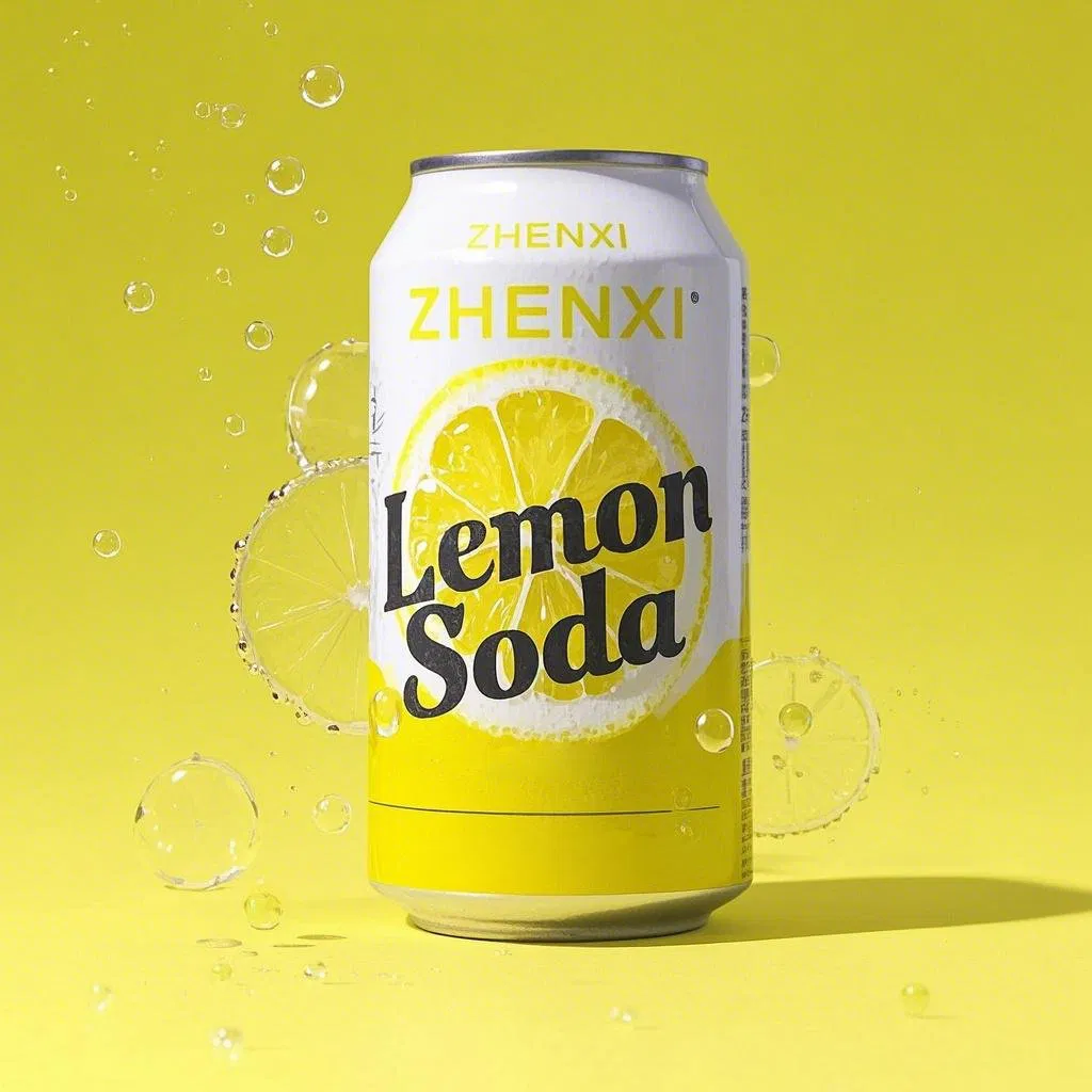 Recycled Aluminum Sparkling Water with Full Wrap Printing Cans