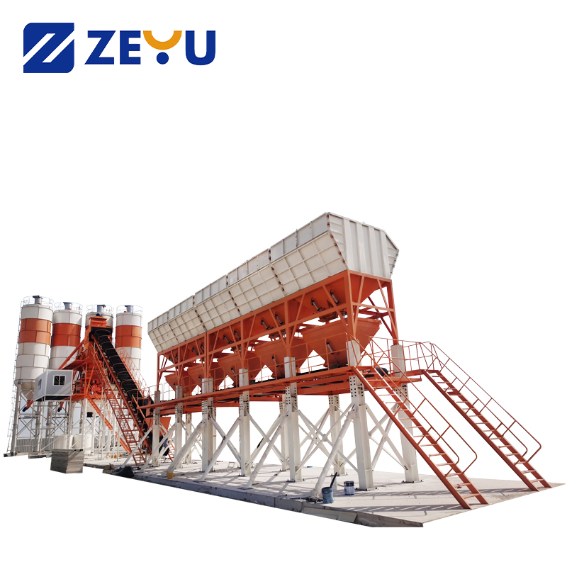 Hot-Manufacturer Sale International Standard Steel 90cubic Meters/H Concrete Batching Plant