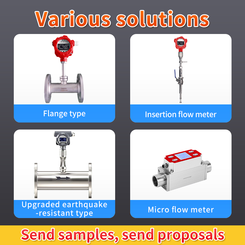 Compressed Air Flow Meter Thermal Mass Flow Meter Compressed Air Flowmeter Natural Gas Airflow Meter for Nitrogen Oxygen CO2 Carbon Dioxide Biogas Humidity Gas