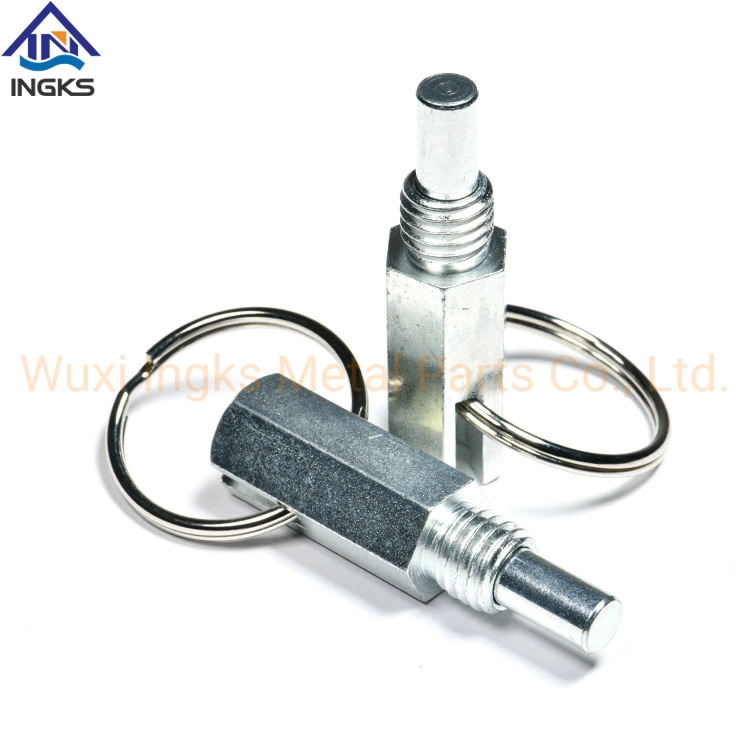 Twist to Lock Pull Ring Hex Head Pull Ring Hand Retractable Spring Loaded Plungers