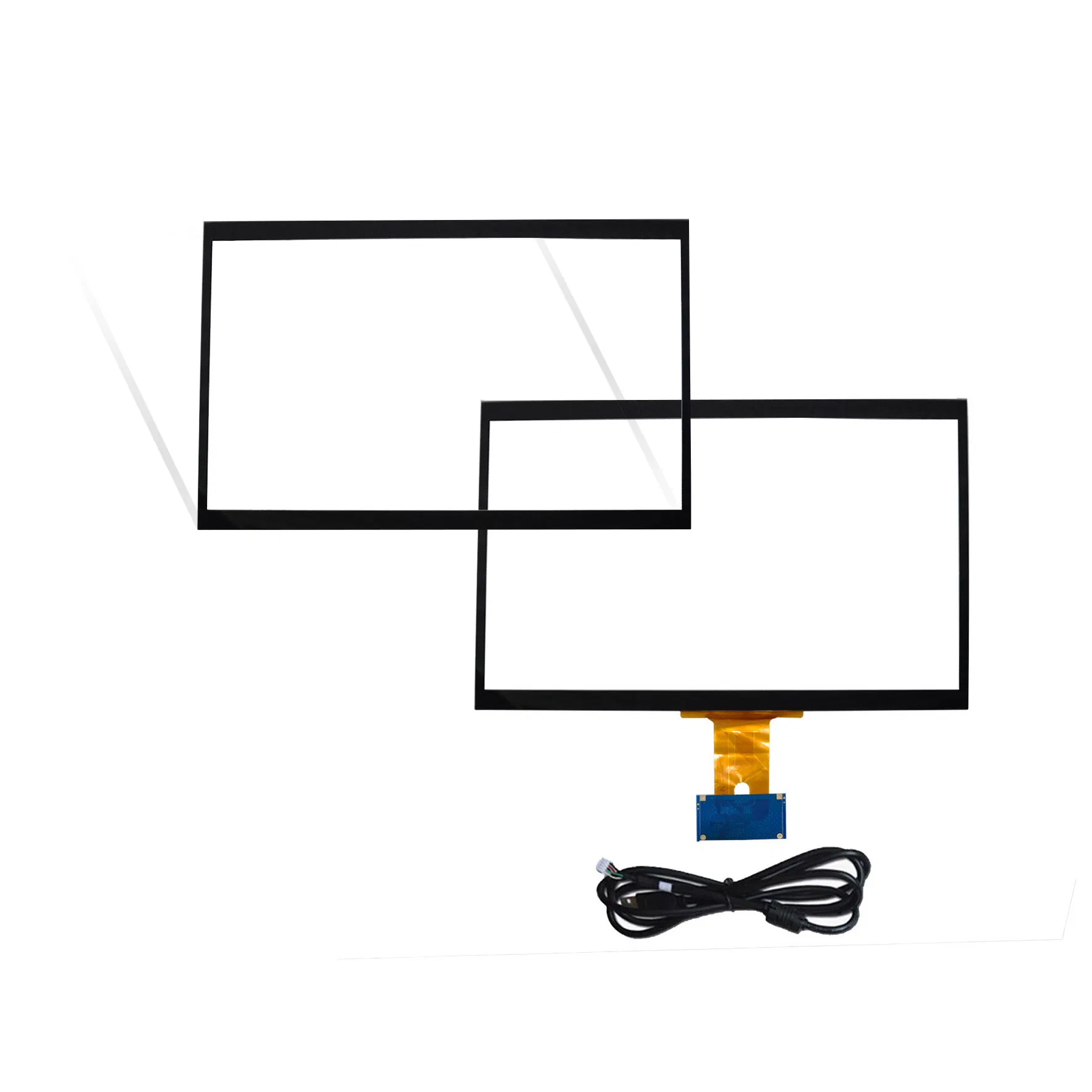 18.5 Inch Pcap Touch Screen Overlay Kit with USB Controller Projected Capacitive Touch Screen for LCD Display