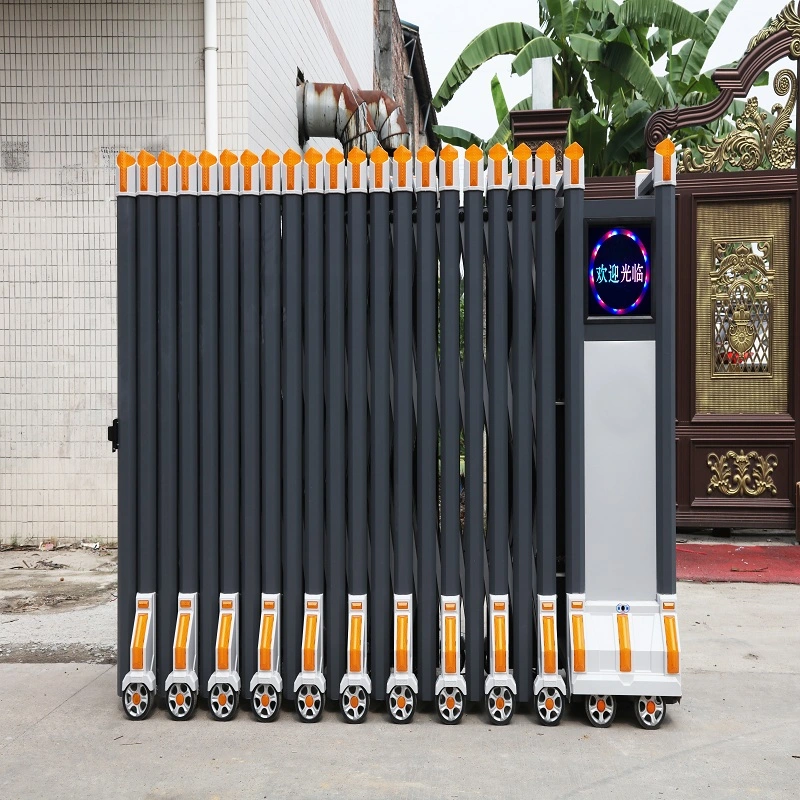 Best Hotel Residence Door Electrical Automatic Sliding Main Gate Retractable Gate