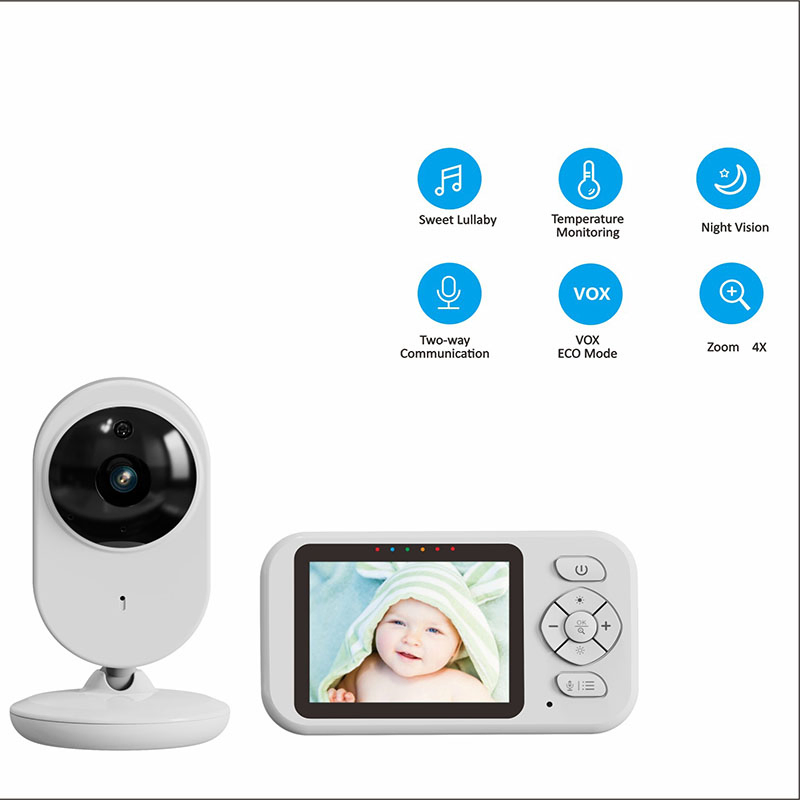 Hot Selling Latest High Cost Performance Multi-Function Long Standby LCD Display Portable Baby Monitor