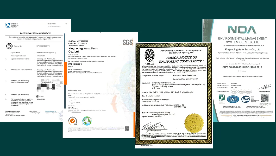 Quality Certifications