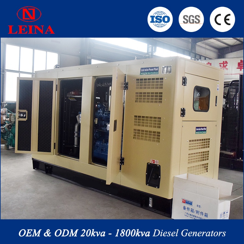 50kw-500kw Eco Friendly Free Energy Generator Yuchai Diesel Power Generator Soundproof Box Silent Diesel Generator