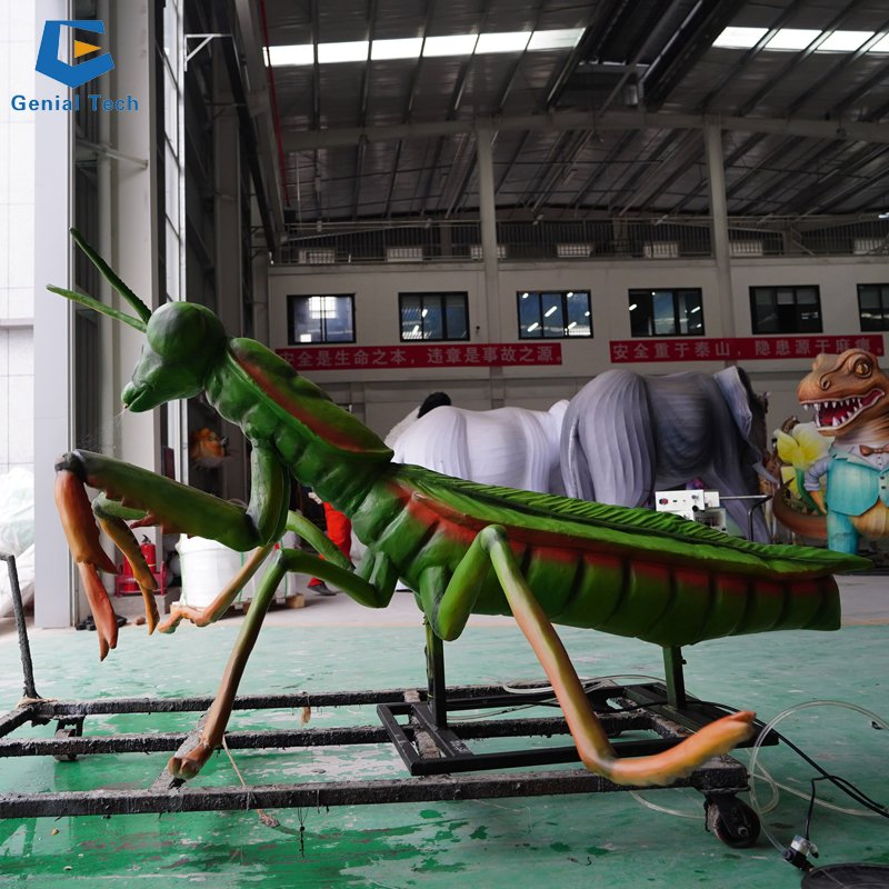 Ccaa06 Amusement Park Handmade Simulation Mantis Animatronic Insect