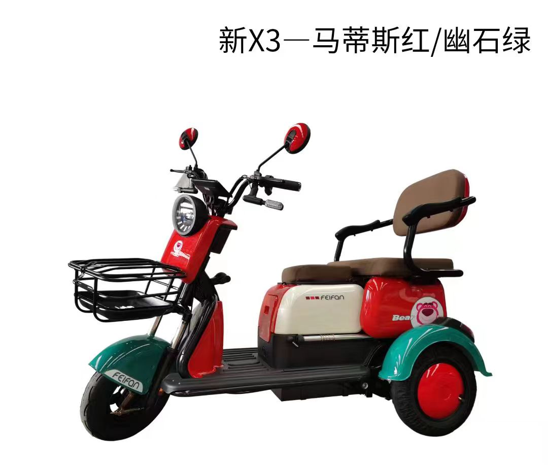 1000W 48/60/72V Adult Electric Tricycle Highly Cost Effective