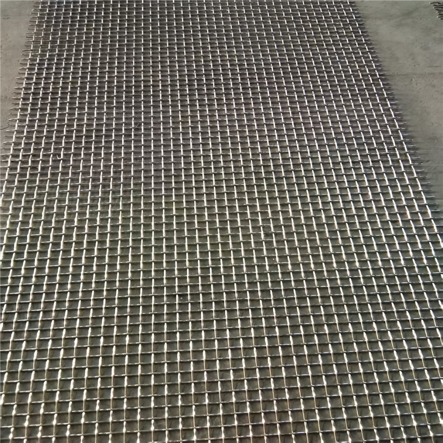 Factory Price Self-Cleaning Woven Wire Mesh Heavy Duty Steel Wire Vibrating Sieve Mesh Durable Crimped Wire Vibrating Screen Welded Mesh 65mn Steel Sand Screen