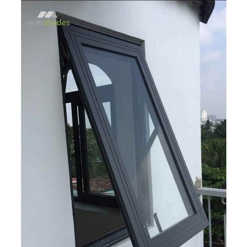 Customized Size Double Glazing Aluminum Alloy Basement Window with Secure Glass Screen, Premium Aluminium Windows for Ultimate Weather Protection