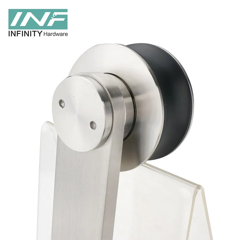 Modern Glass Fittings Tempered Glass Door System 304 Stainless Steel Frameless Shower Sliding Door Hardware Sliding Door Roller Bathroom Accessories