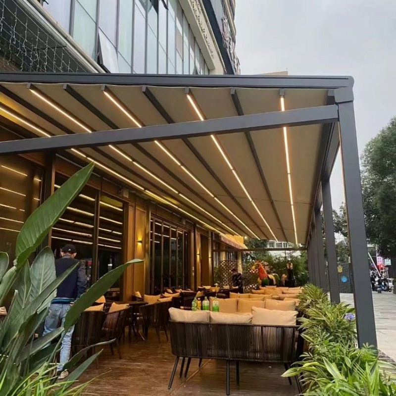 Customized Size and Color Waterproof Motorized Retractable Awning