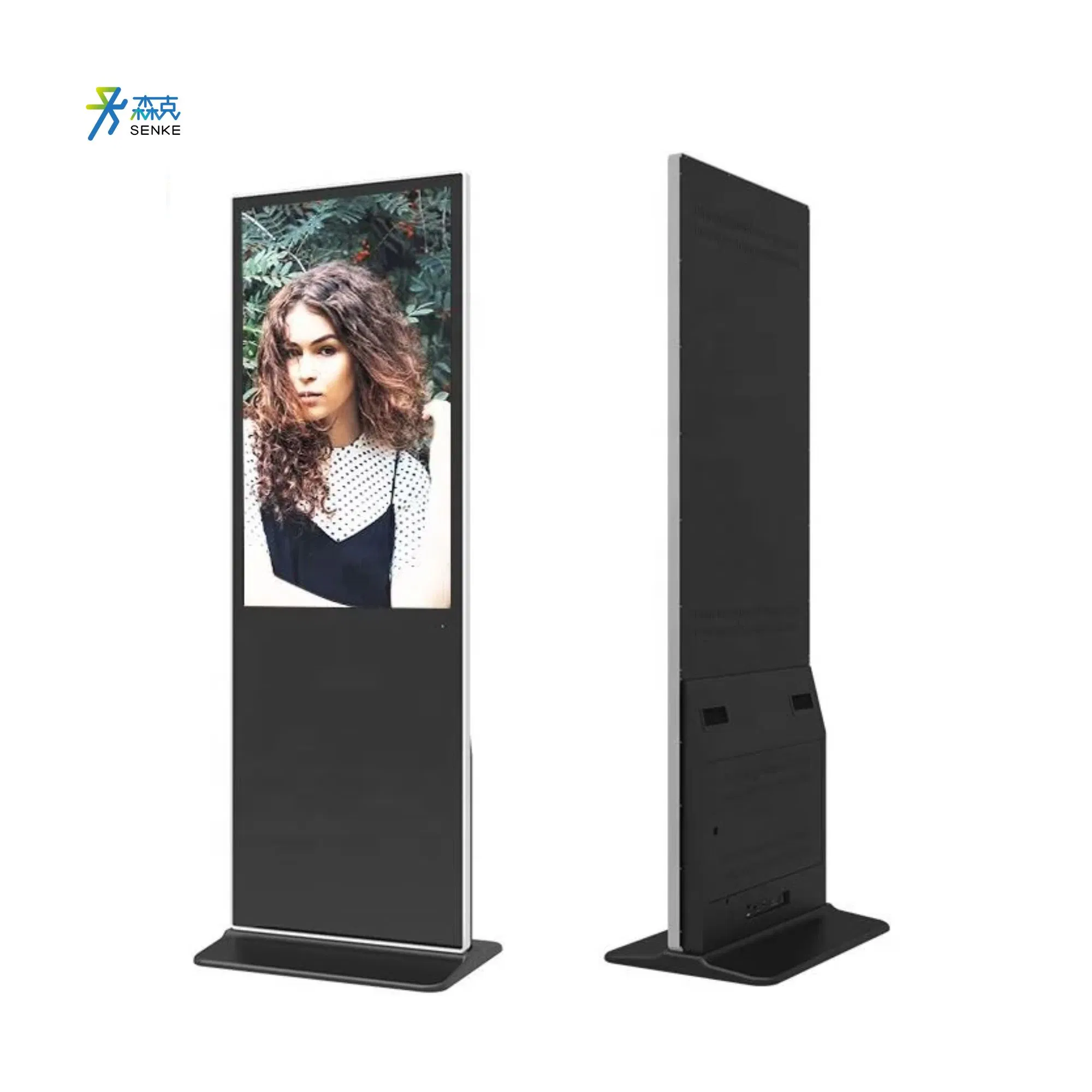 Senke Indoor Floor Stand Touch Screen Display for Advertising Players